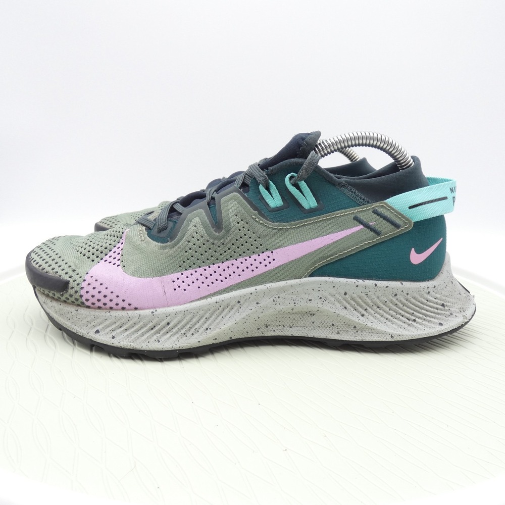 Nike Pegasus Trail 2 CK4309-300 Women 9.5 Running Shoes Sage Atomic Teal Sneaker